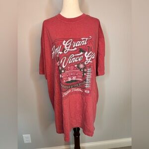 NWT sz XL Ryman Auditorium Amy Grant Vince Gill washed look tee tshirt Nashville